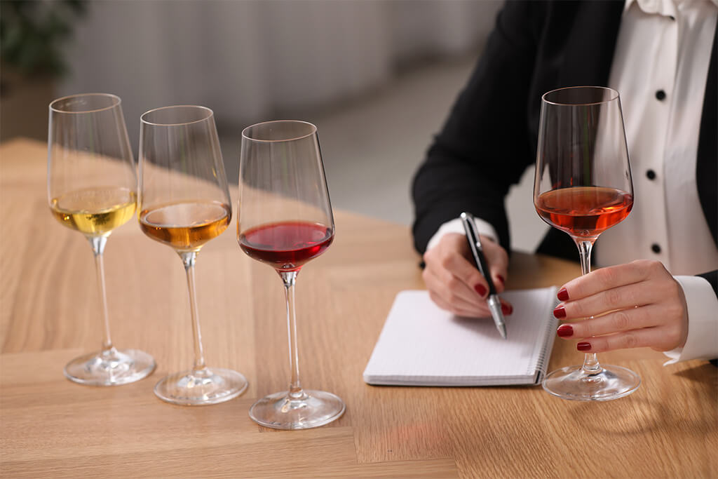 Estudos sobre vinhos: Degustação